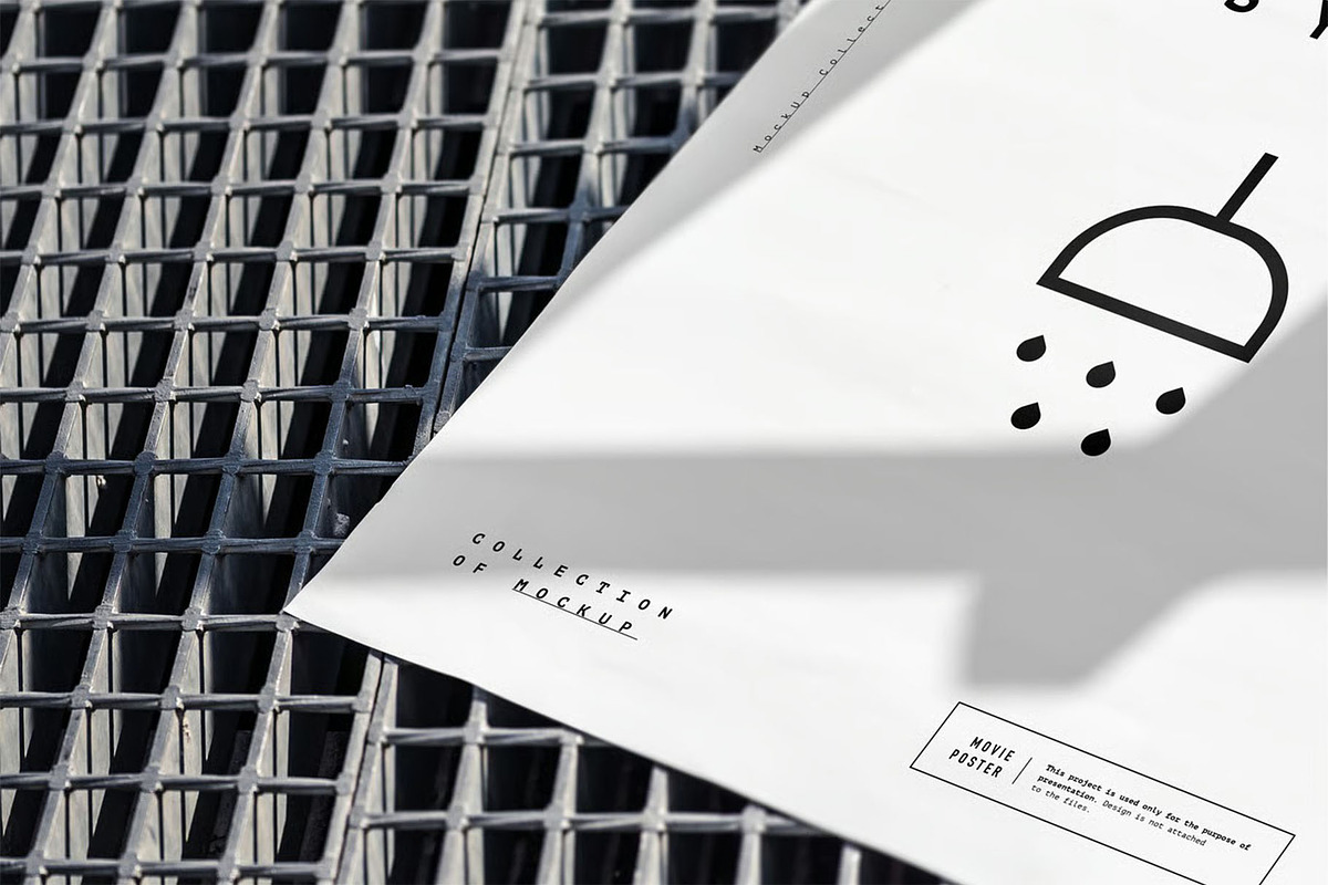 Urban Poster Mock-up, an Advertising Mockup by zippypixelstudio (Photo 6 of 13)
