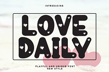 Love Daily | Script Font