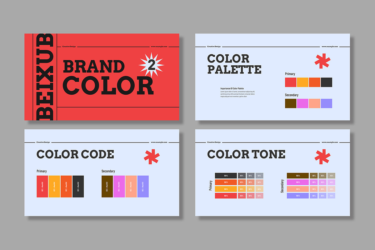 Creative And Bold Brand Guideline preview 4
