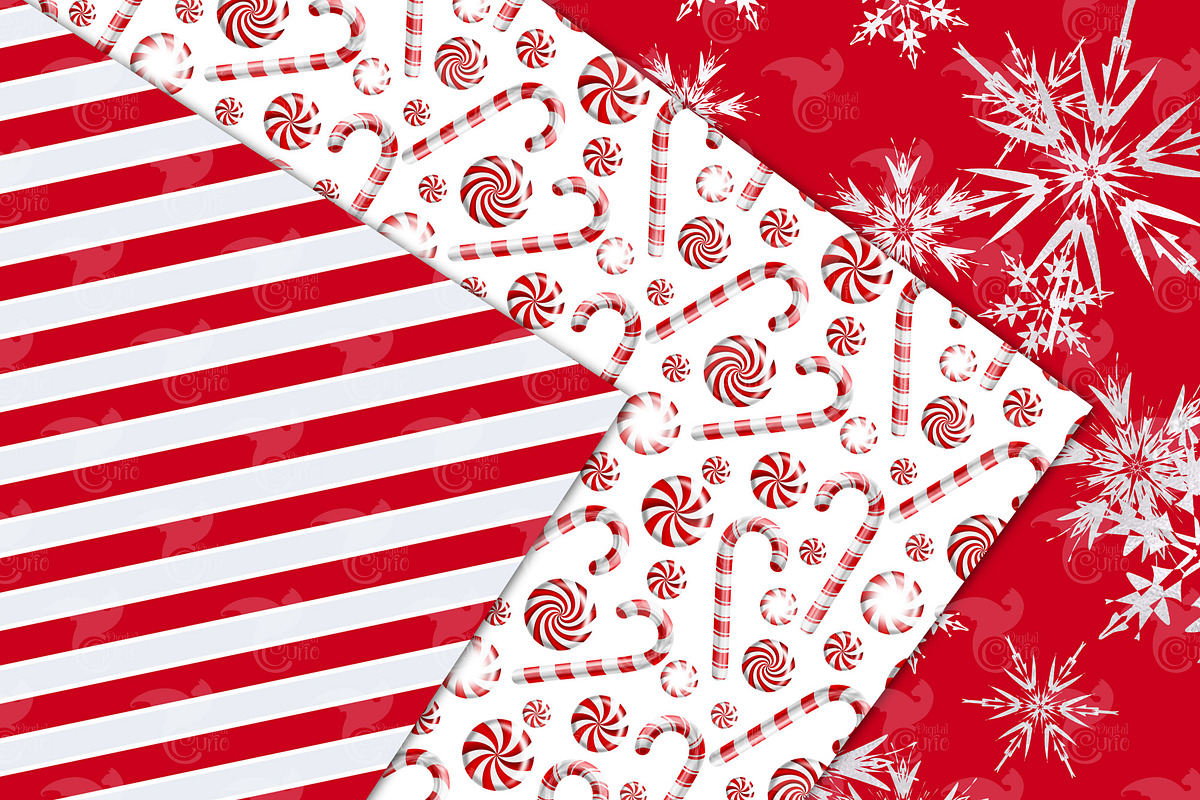 Peppermint Spice Digital Paper, a Texture Graphic by Digital Curio (Photo 4 of 7)