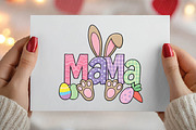 Retro Nana Easter PNG, Bunny Ears, an Illustration by DreamPrint404 (Thumbnail 3 of 7)