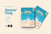 Summer Party - Flyer, a Flyer Template by VUNIRA (Thumbnail 1 of 3)