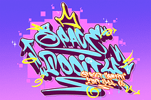 Space Oddity | Music Graffiti Font