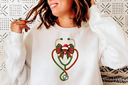 Stethoscope Christmas Nurse Png, an Illustration by SinaCreation (Thumbnail 4 of 7)