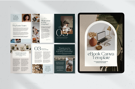 Workbook, Ebook, Canva Template
