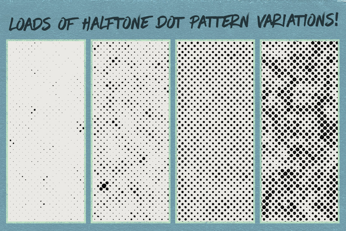 Distressed Halftone Textures Pack, a Texture Graphic by Shapeshift (Photo 3 of 4)