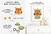 Wild Friends. Baby animals set, an Animal Illustration by RinaKustova (Thumbnail 4 of 16)