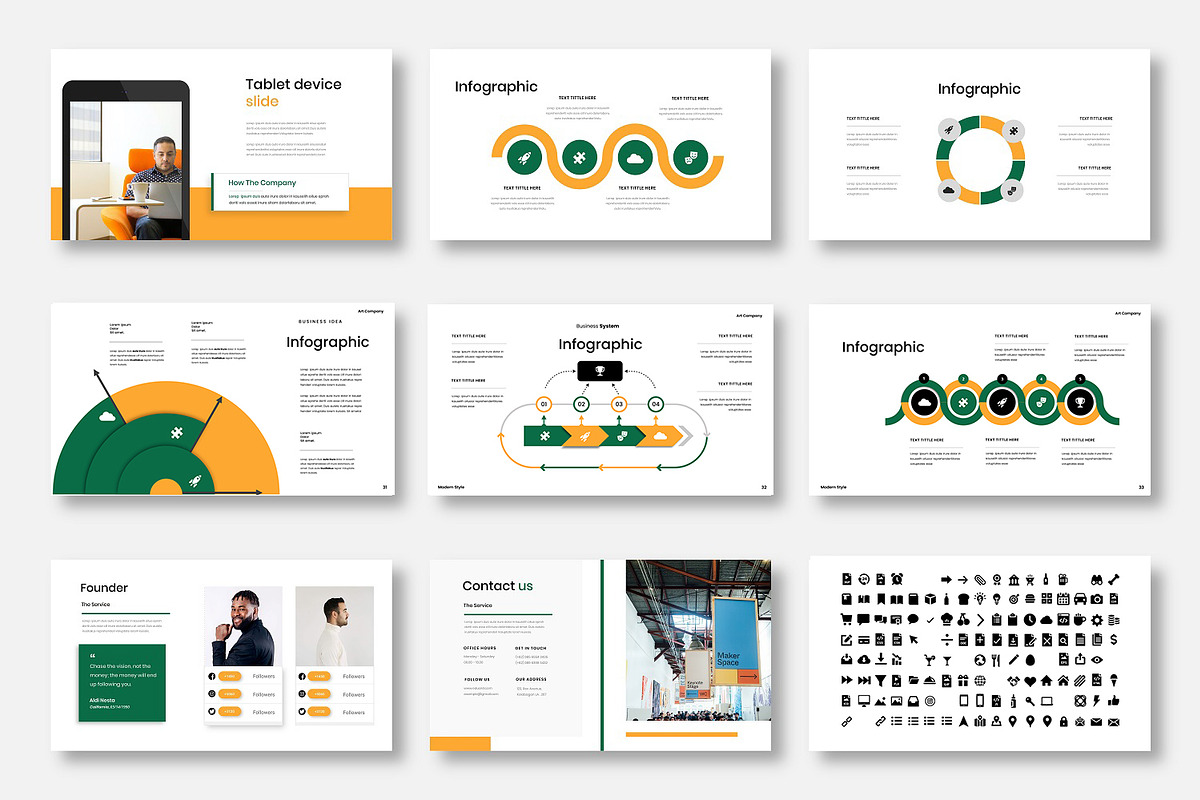 Zinco - Business Google Slide Templa, a Presentation Template by Dens Creative Studio (Photo 5 of 6)