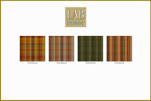 24 Fall Tartan Plaid Fabric Textures