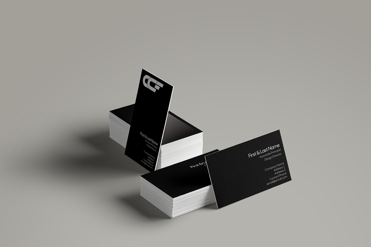 Modern Business Cards (3.5 x 2), a Business Card Template by Type In Type Out
