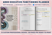 ADHD Executive Functioning Planner, a Design Template by Book2bees (Thumbnail 1 of 4)