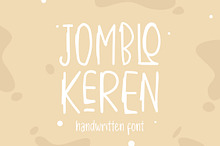 JOMBLO KEREN - Handwritten Font
