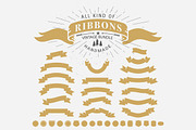 70+ Vintage Ribbons, an Illustration by VectorBakery (Thumbnail 2 of 5)