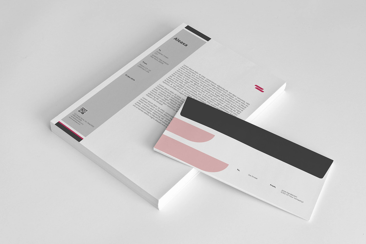 Brand Identity Stationery, a Stationery Template by retrographix (Photo 5 of 5)
