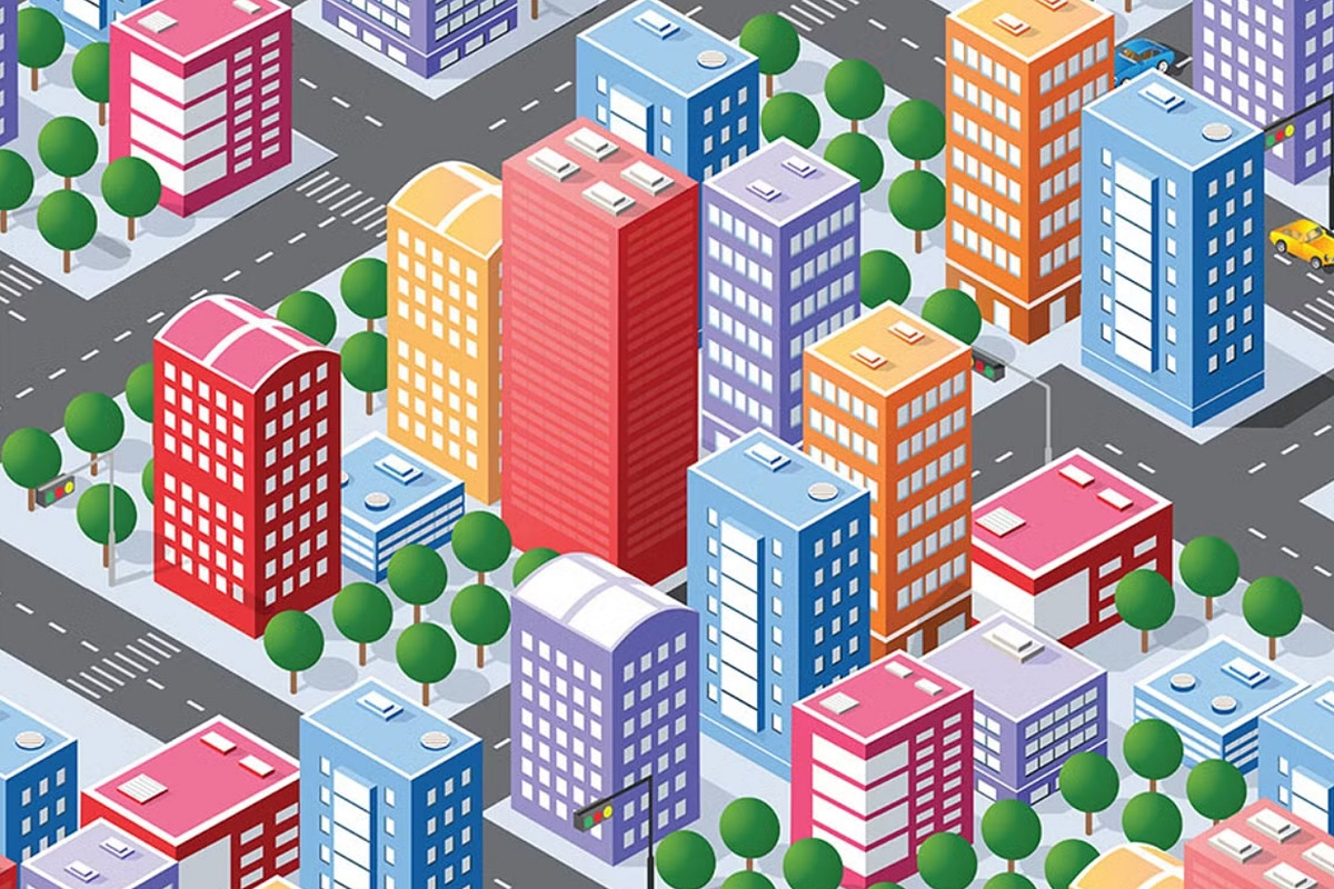Seamless urban plan, a Pattern Graphic by AlexZeL (Photo 3 of 3)