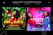 6 Friday Party Flyer Design Bundle, a Graphic by Shajib Shikder (Thumbnail 3 of 4)