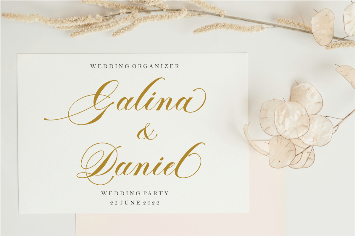 Gathering Script, a Script Font by Raffa Creative (Photo 5 of 6)