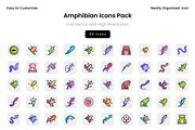 Amphibian Icons Pack, a Solid Icon by Wencory (Thumbnail 2 of 2)