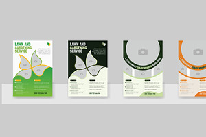 Set of lawn and garden flyer design, a Flyer Template by Kazi Hossain