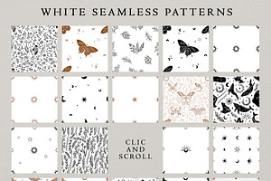 Celestial Mystic Seamless Patterns