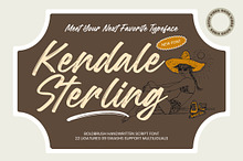 Kendale Sterling Bold Brush Font