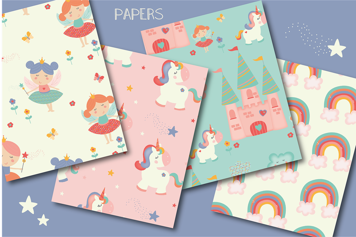 Fairies & Unicorns, a Decorative Illustration by Poppymoondesign (Photo 5 of 5)