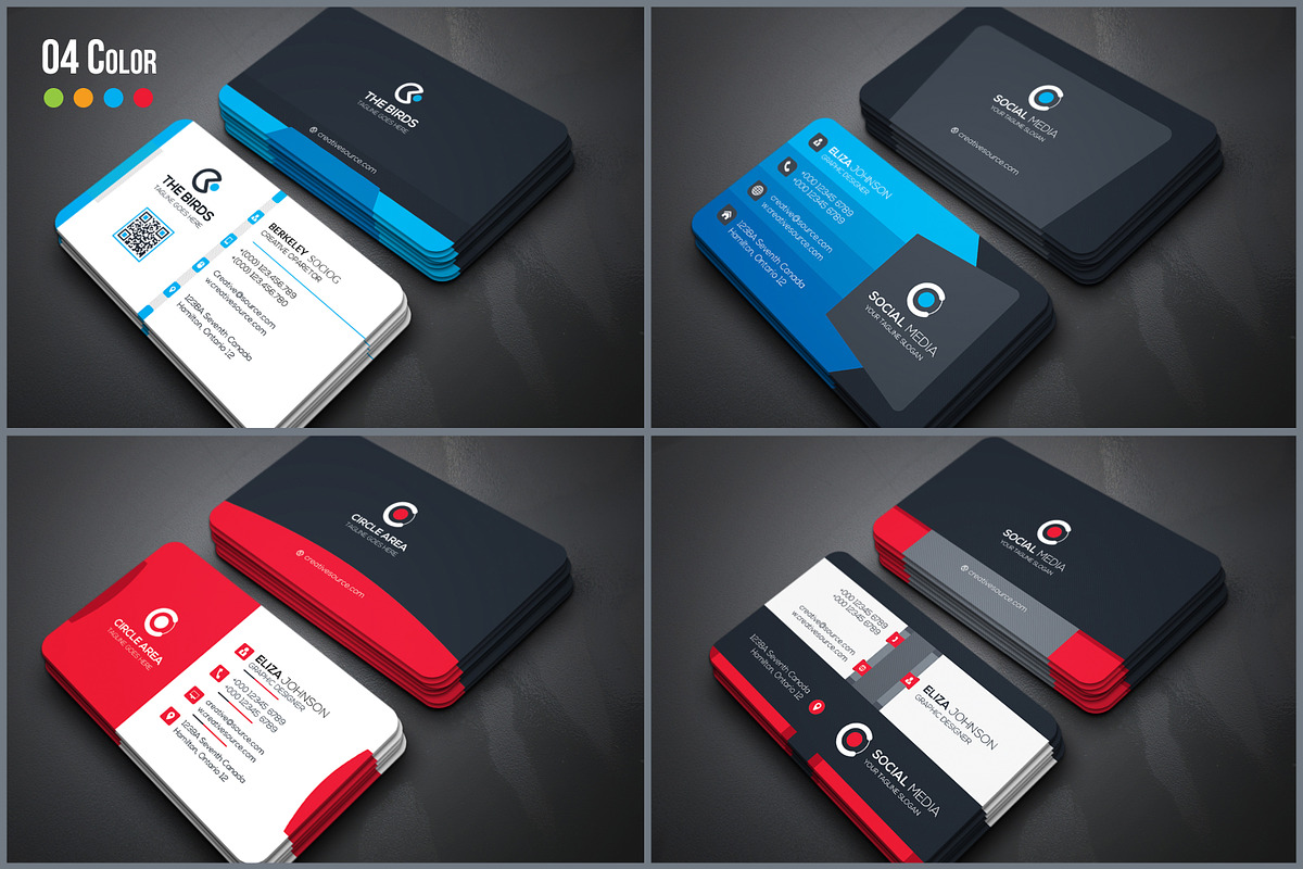 Business Cards Bundle 50, a Business Card Template by Genereux Art (Photo 2 of 14)