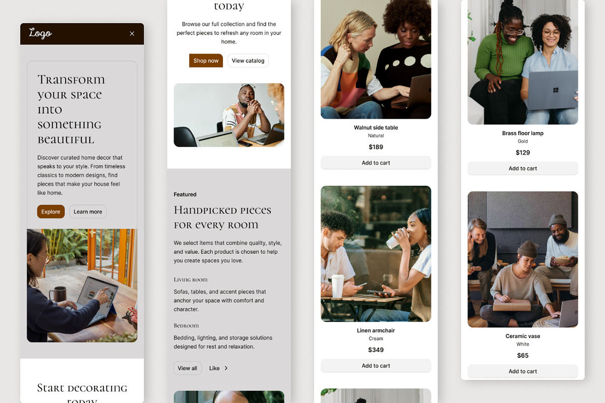 Home Decor - Landing Page, a Landing Page Template by RPWDS (Photo 3 of 3)