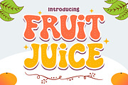 Fruit Juice - Cartoon Font Types, a Font by KiddoGlyphs Studio (Thumbnail 1 of 3)