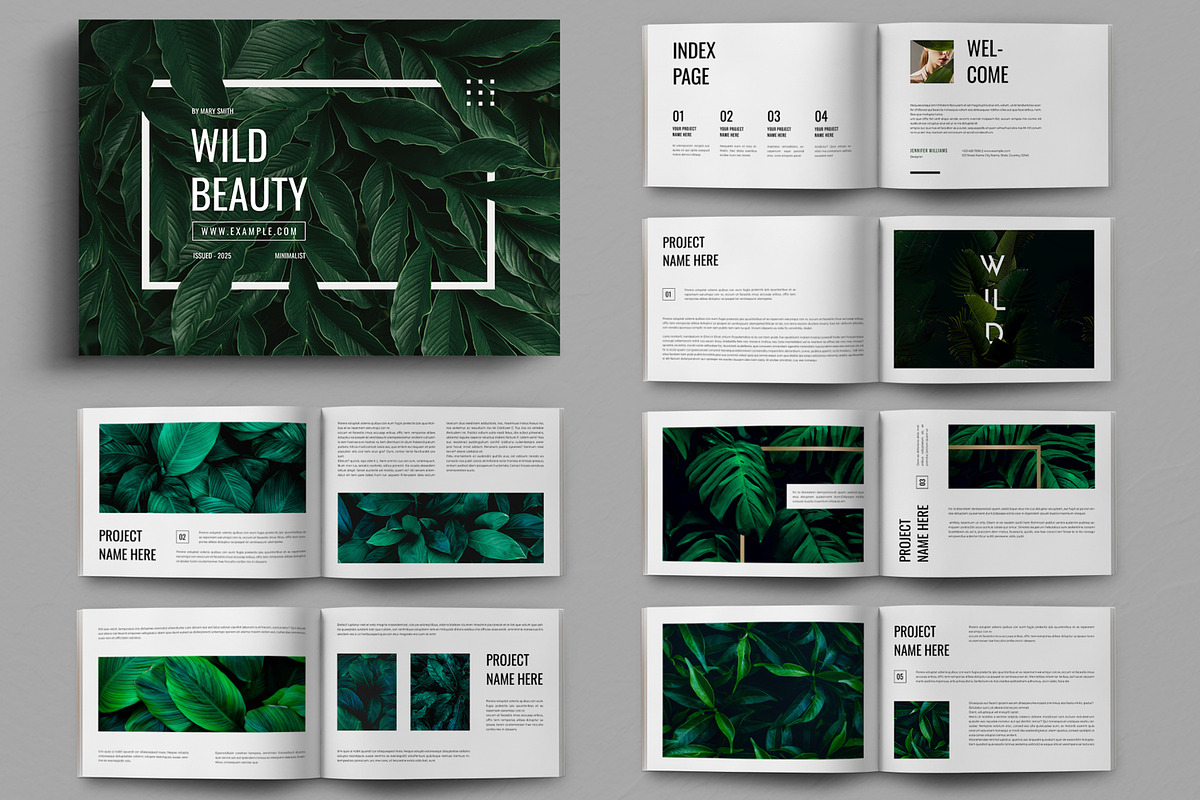 Botanic Magazine Layout, a Magazine Template by ContestDesign (Photo 1 of 5)