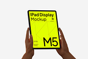 iPad hand holding Mockup, an iPad Mockup by Unerispace (Thumbnail 5 of 5)