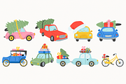 Whimsical Xmas Illustrations, a Seasonal Illustration by Anna Studio (Thumbnail 10 of 12)
