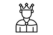 King Line Icon, an Icon by Pexelpy (Thumbnail 1 of 2)
