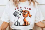 Valentine Dog Best Friend Clipart, an Animal Illustration by designcity5 (Thumbnail 4 of 5)