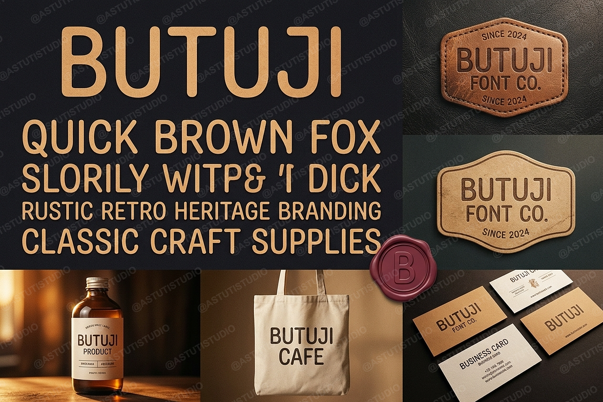 Butuji Typeface - Elegant Serif, a Sans Serif Font by Astuti Studio (Photo 9 of 18)