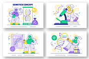 10 Genetics Research Illustration, a Healthcare Illustration by denayunebgt (Thumbnail 2 of 4)
