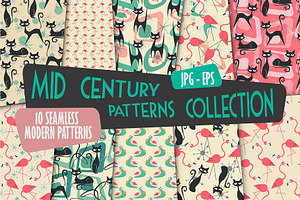 Atomic Mid-Century Vintage Patterns