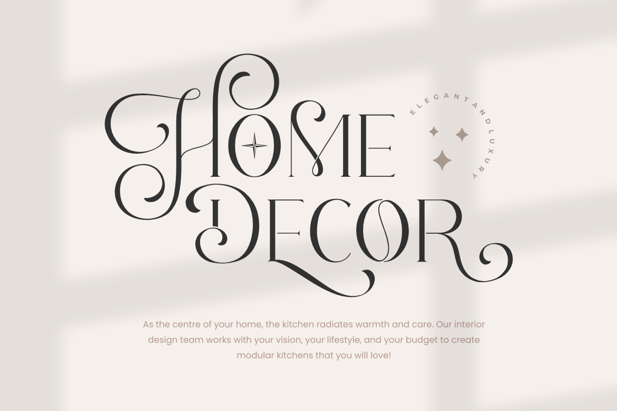 Romantic Serif - Elegant Classy Font, a Font by HansCo Studio (Photo 6 of 15)