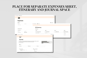 Notion Travel Planner