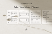 Podcast Planner Canva Template, a Presentation Template by HelloKarla (Thumbnail 2 of 7)