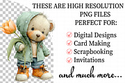 Spring Teddy Bear Clipart Set Bundle, an Illustration by Daily.Designs (Thumbnail 2 of 8)