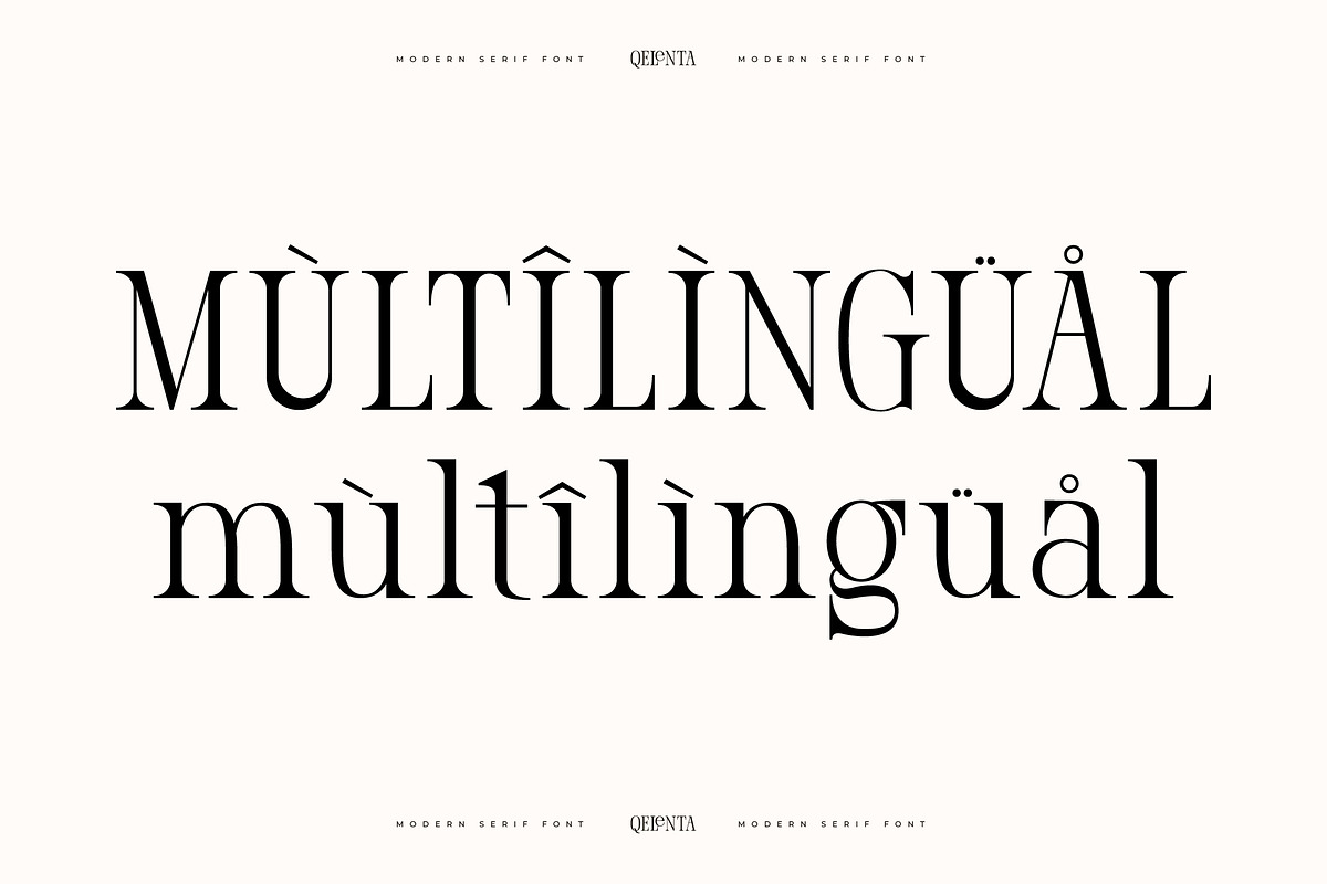 Qelenta - Modern Serif Font, a Serif Font by AmorfaType (Photo 8 of 10)