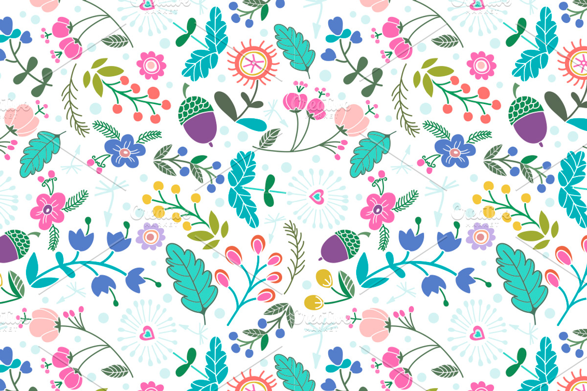 Floral bunch, a Decorative Illustration by Marusha Belle (Photo 2 of 5)
