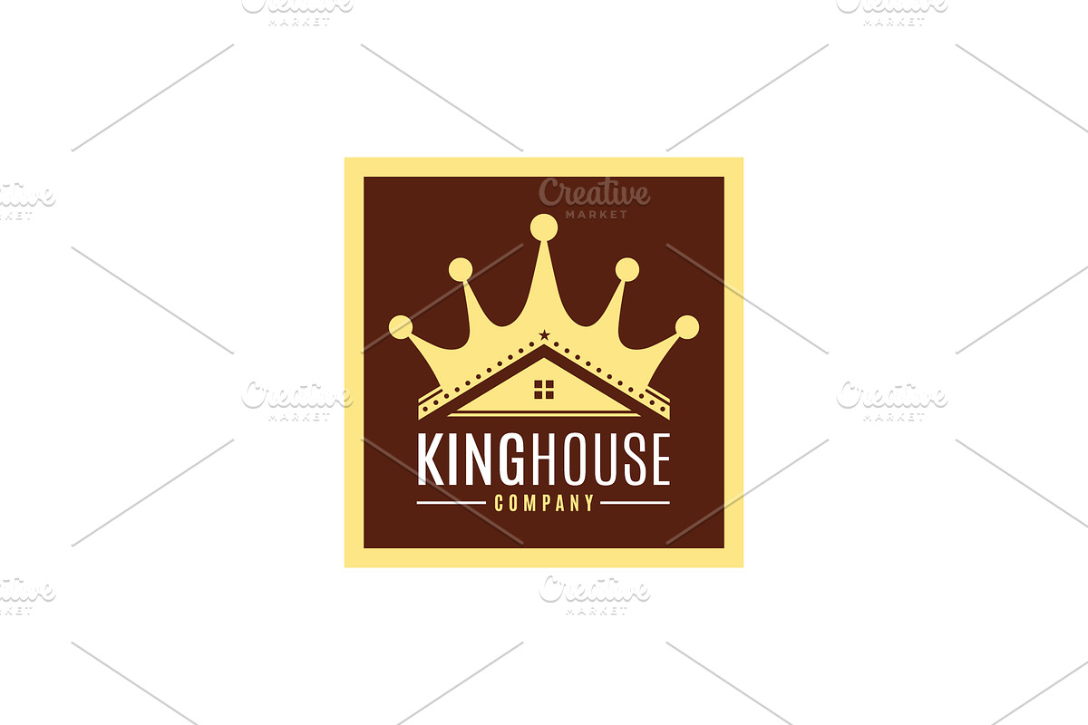 Crown and House for Real Estate Logo, a Branding & Logo Template by Atlantis X Nurman Arbai (Photo 1 of 2)