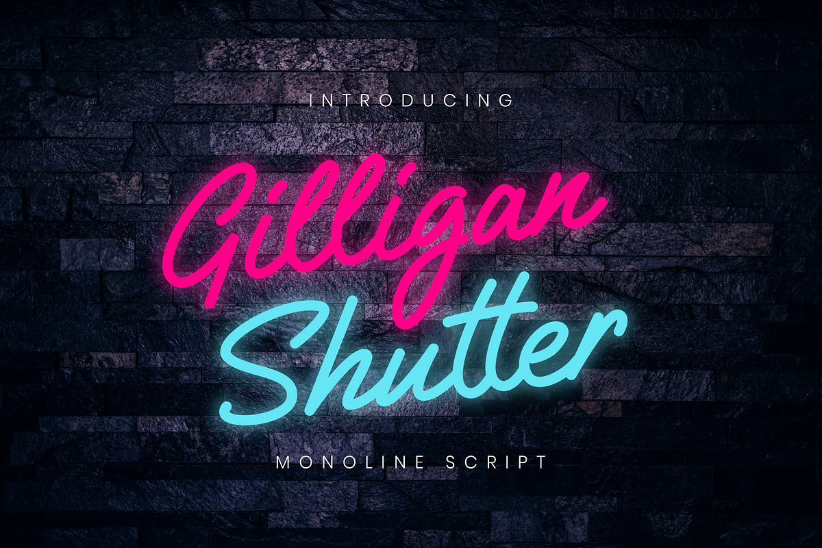 Gilligan Shutter Business Font