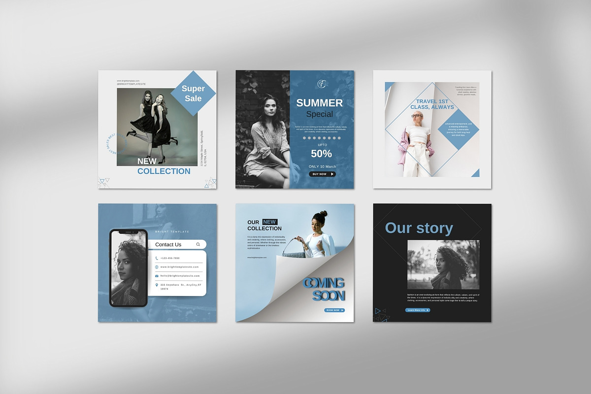100 Animated Canva Instagram Pack, a Social Media Template by TheBrightGrap (Photo 11 of 21)