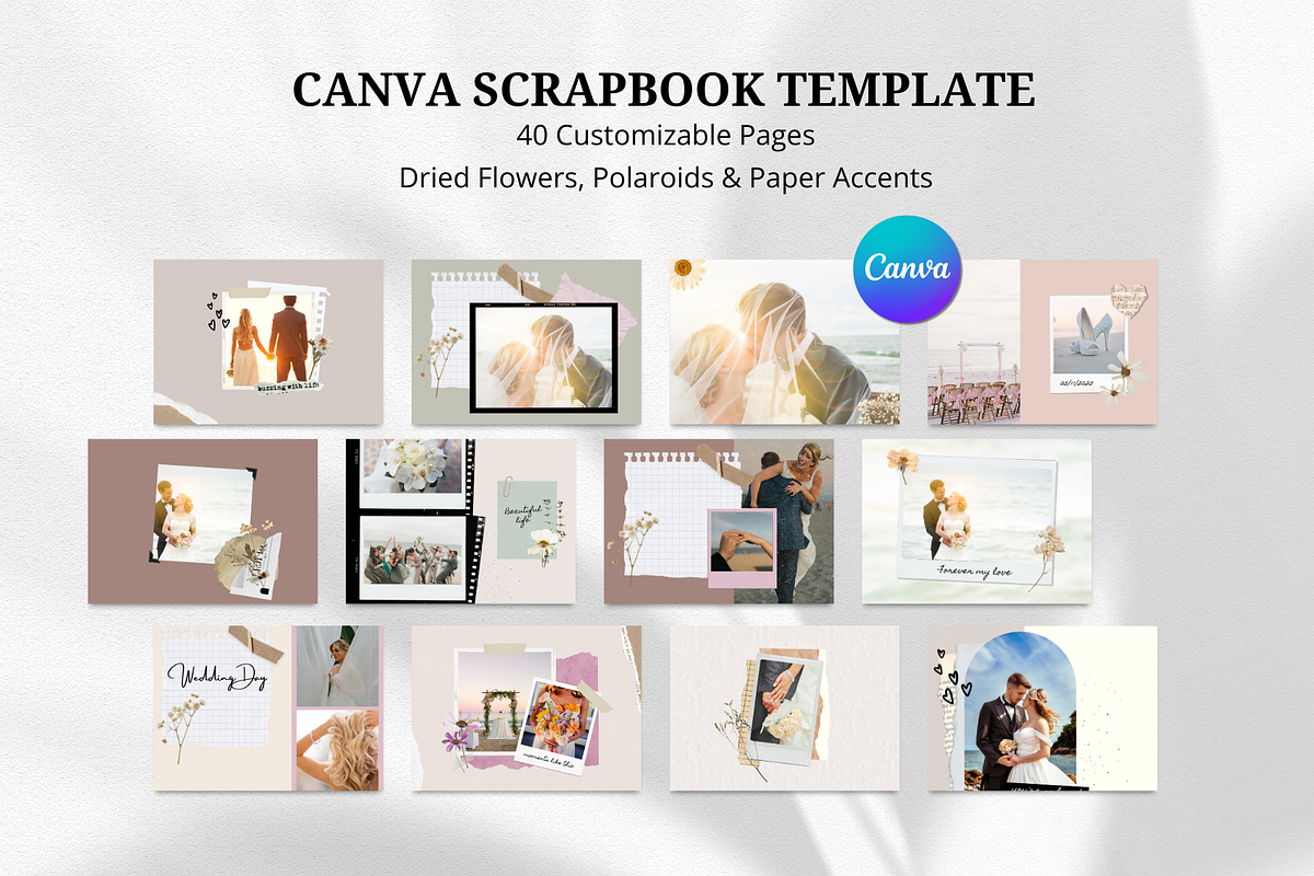 Scrapbook Canva Template, a Social Media Template by Wicked Creative (Photo 6 of 21)