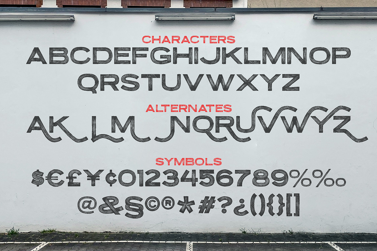 Morgon - Textured SVG Display Font, a Handwritten Font by Surplus Type Co (Photo 3 of 7)