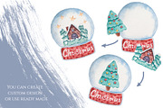 Watercolor mini pack Christmas Mood, an Illustration by Marge Art (Thumbnail 2 of 5)