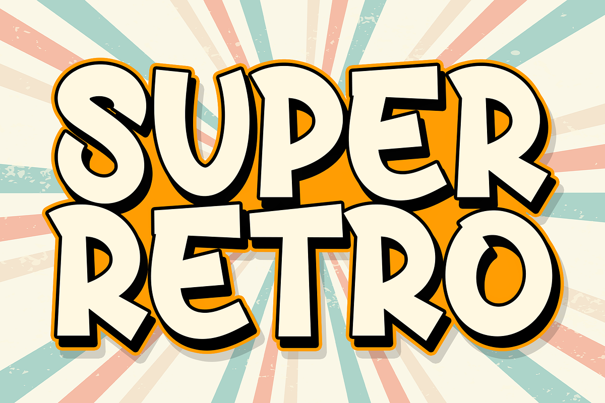 Super Retro | Script Font, a Script Font by Scratchones (Photo 1 of 8)